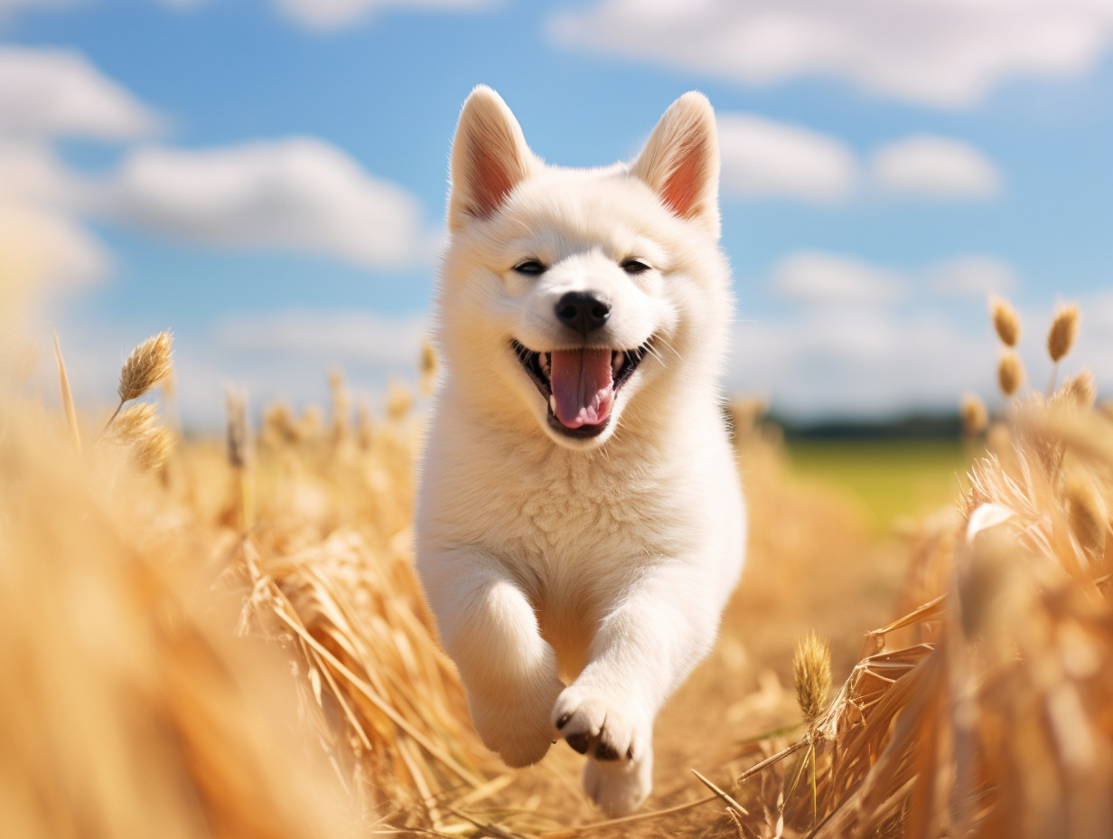 shiba inu blanc