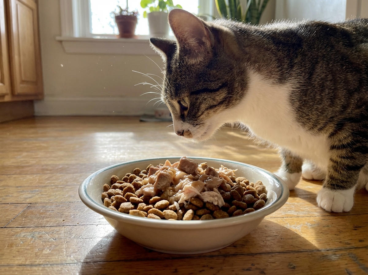 composition gamelle chat