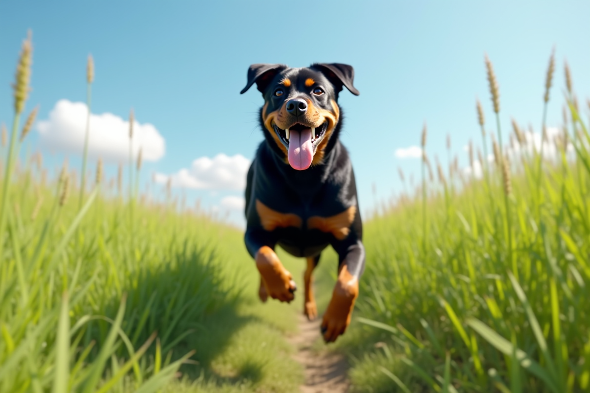 chien puissant