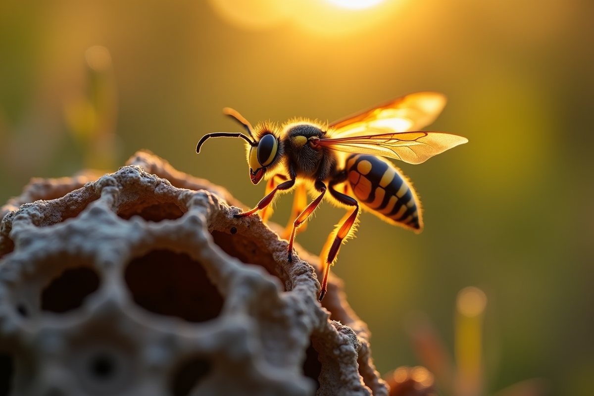 guêpe abeille