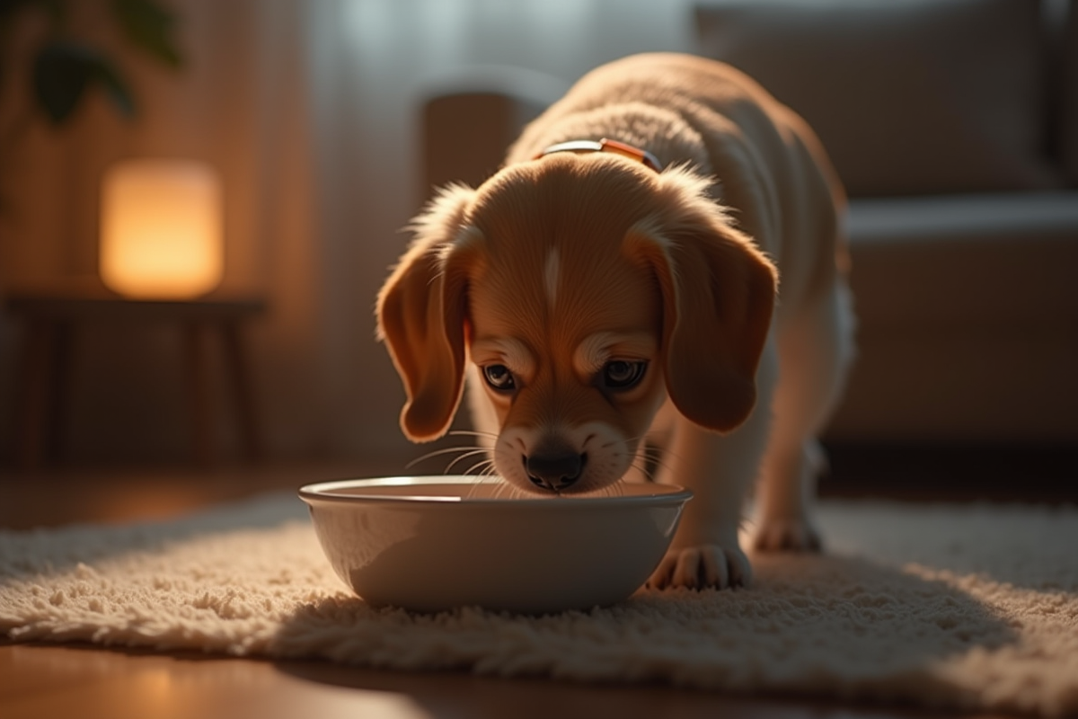 chien eau